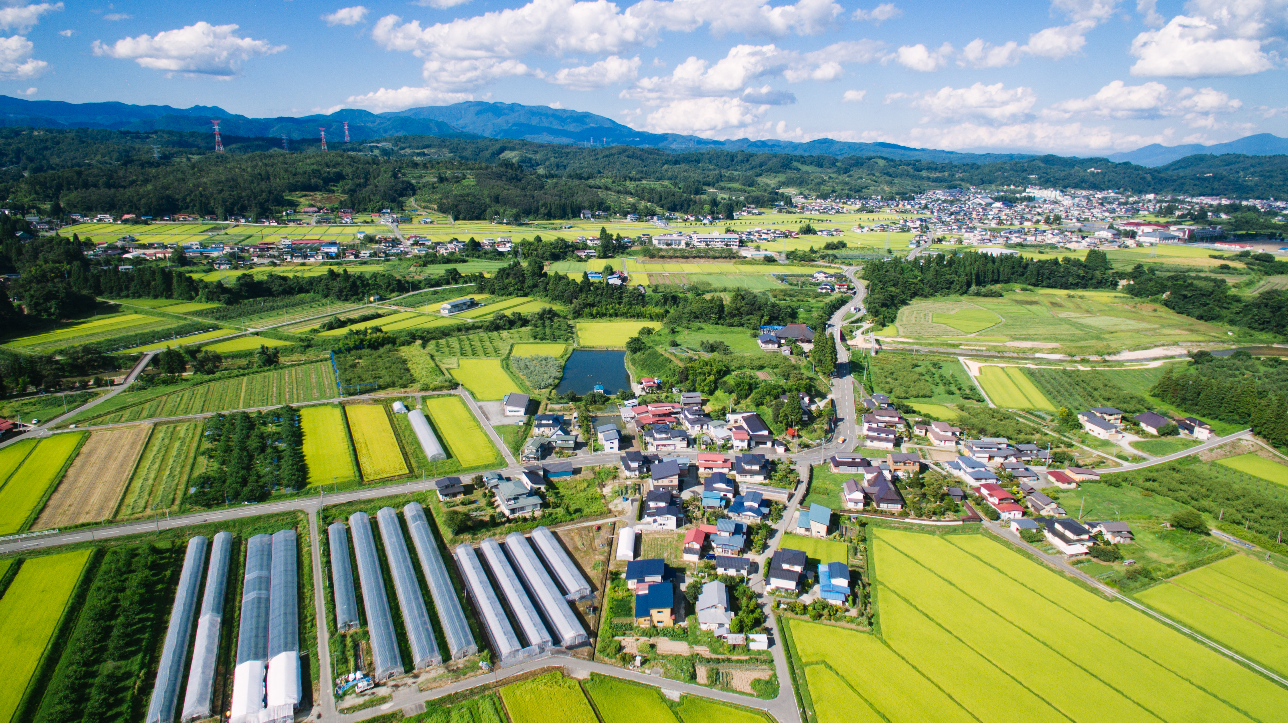 大江町の風景