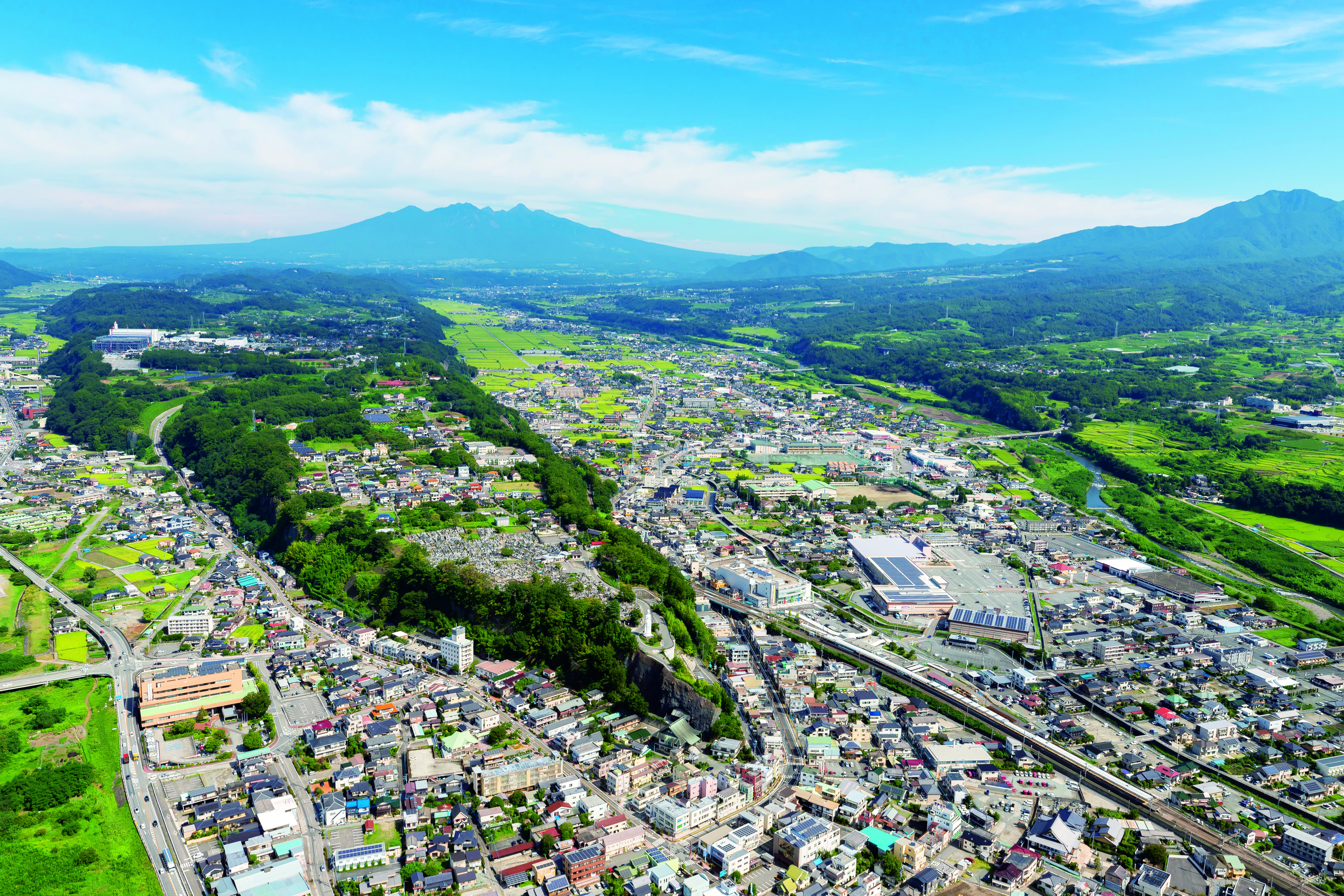 韮崎市の風景