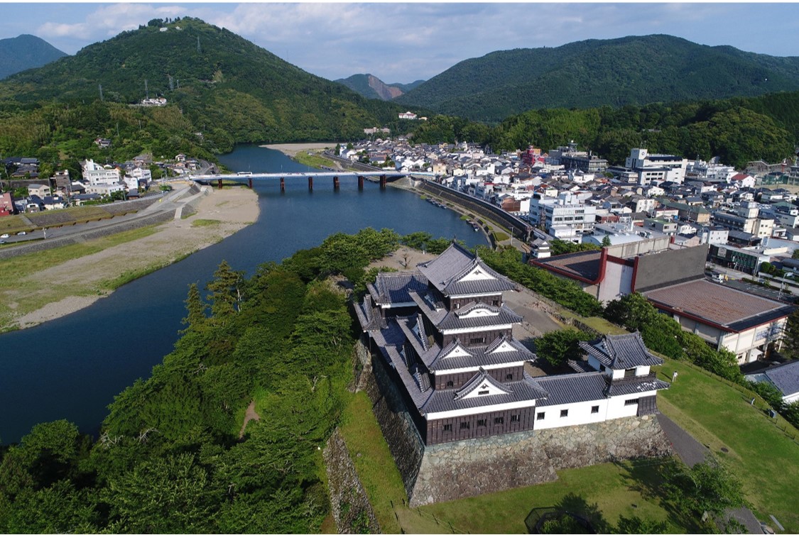 大洲市の風景