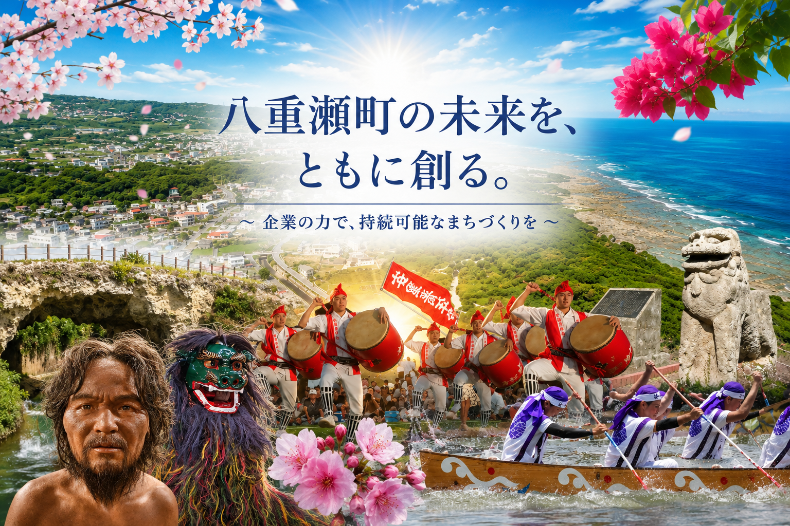 八重瀬町の風景