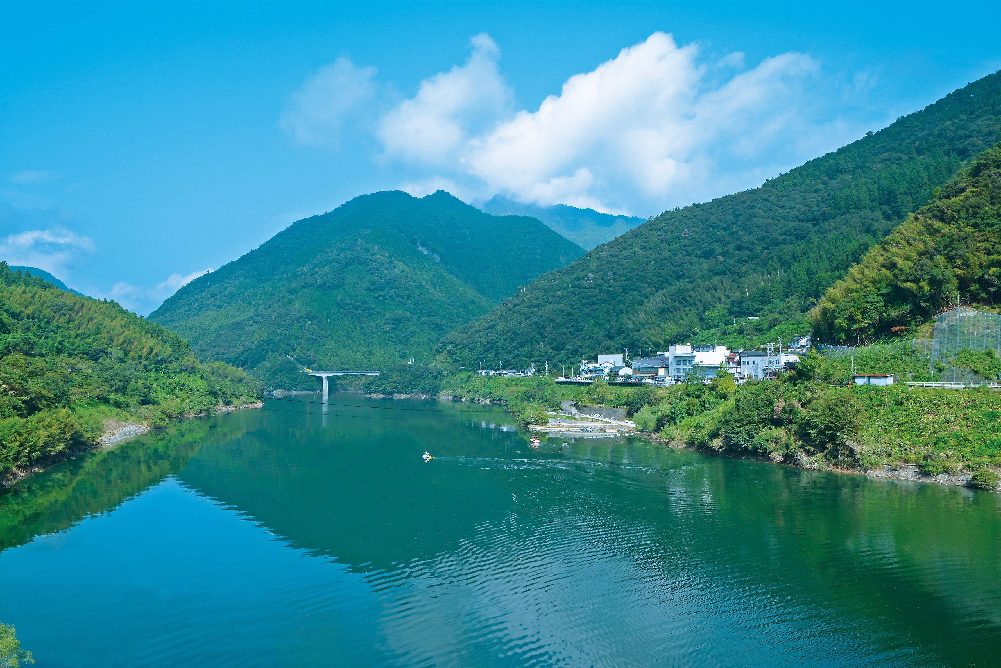 大川村の風景